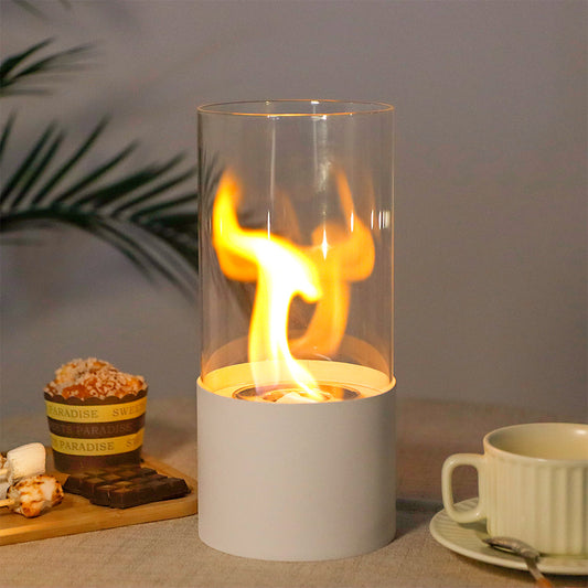 10"H Portable Tabletop Fireplace Indoor/Outdoor