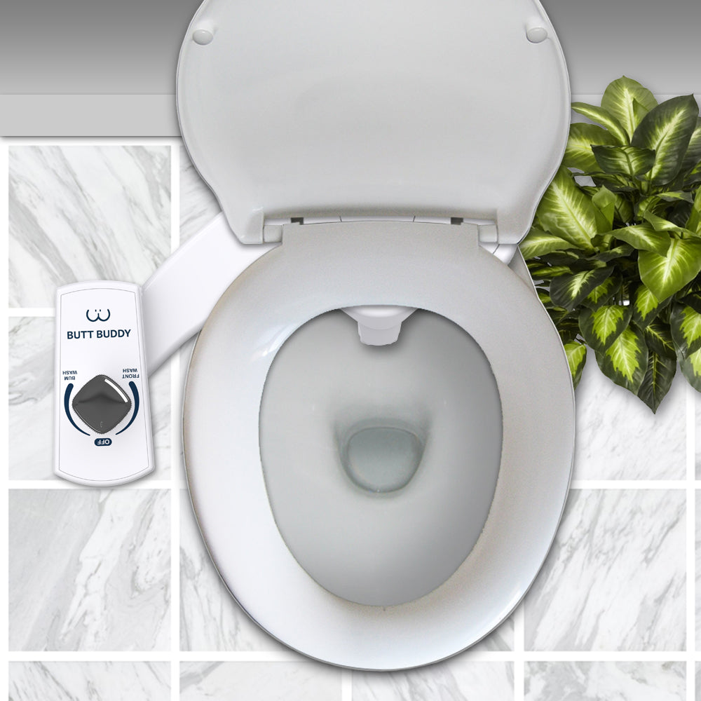 BUTT BUDDY Duo - Rear & Front Water Sprayer Bidet Toilet Attachment