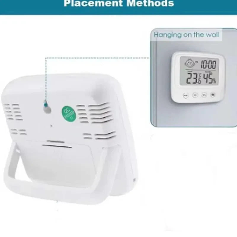 1pc New LCD Digital Temperature Baby Room Humidity Meter Home Indoor Electronic Hygrometer Thermometer Weather Station