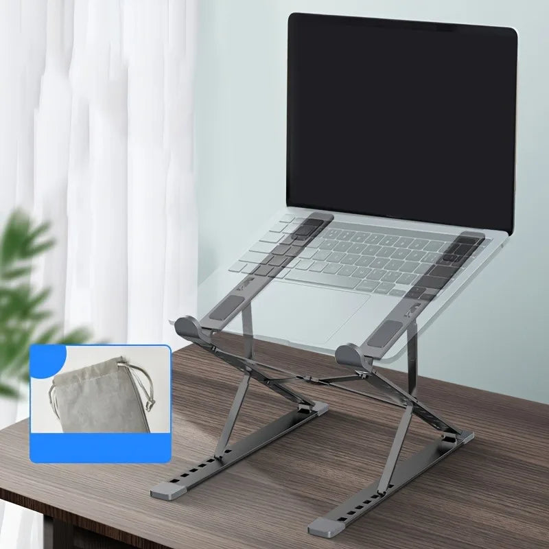 Laptop Stand For Macbook Folding Adjustable Aluminum Computer Pc Tablet Stand Notebook Tablelaptop Holder Heat Dissipation