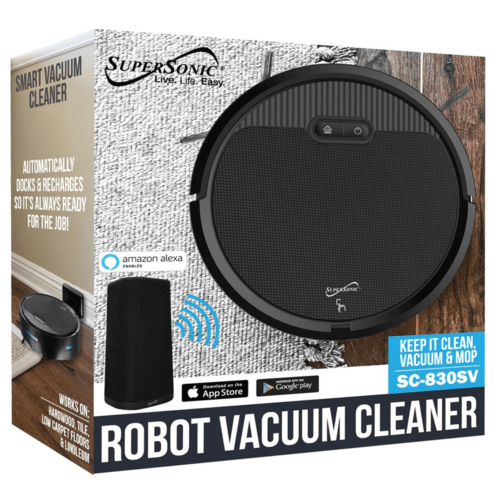 Gyro-Smart Robot Vacuum: Supersonic Cleaning Technology