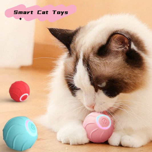 Smart Cat Toys - Interactive Rolling Ball USB Automatic