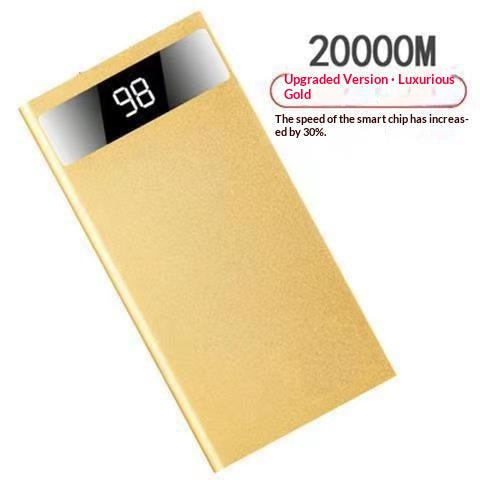 Ultra-Thin Portable Power Bank Charger – Slim, Lightweight External Battery Pack for Smartphones & Devices