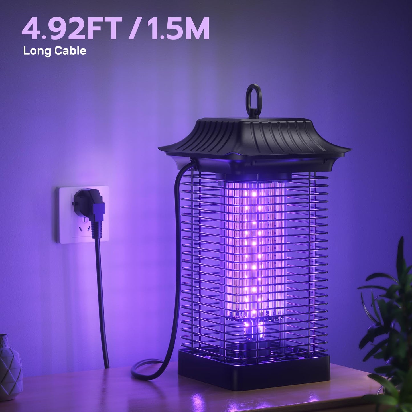 Bug Zapper for Outdoor and Indoor, High Powered Electric Insect Fly Trap