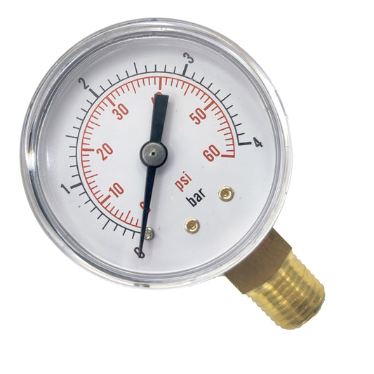 ECX270861 Pressure Gauge 0-60PSI / 4Bar for select Hayward Sand & D.E. Filters