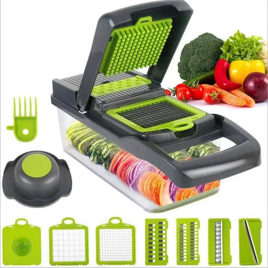 Multifunctional Vegetable Chopper Kitchen Dicer Grater Shredder Set Vegetable Cutter