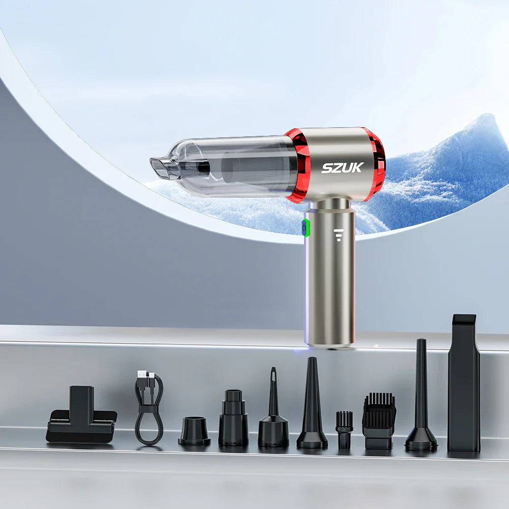 SZUK Mini Car Vacuum Cleaner 985000Pa Wireless Handheld Cleaner Cleaning Machine Strong Powerful Portable Vacuum Cleaner Car