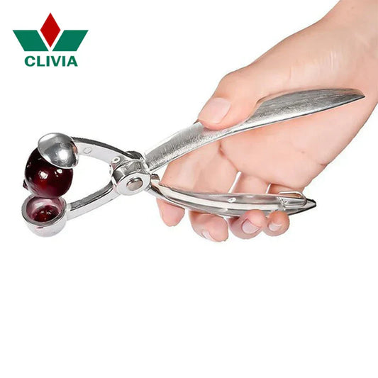 DecorBites™ Cherry Pitter & Corer: Multifunctional Aluminum Alloy Seed Separator & Kitchen Tool