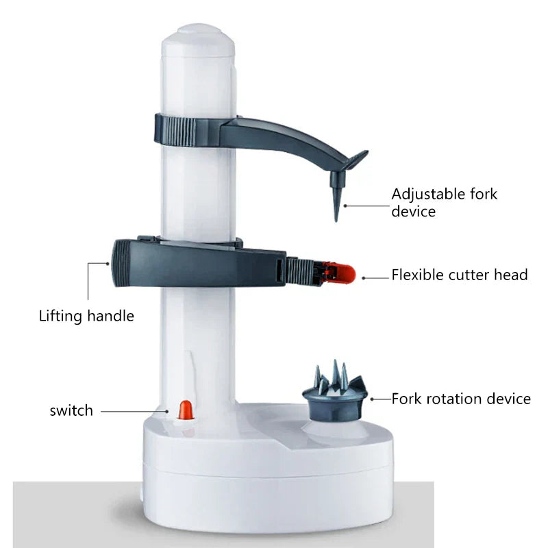 DecorBites™ Electric Peeler: Vegetable Fruit Slicer Gadget Multifunction Kitchen Tool