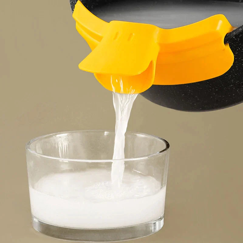 DecorBites™ Duck Beak Funnel Liquid Divertor Kitchen Tool Soup Pouring Nozzle Deflector