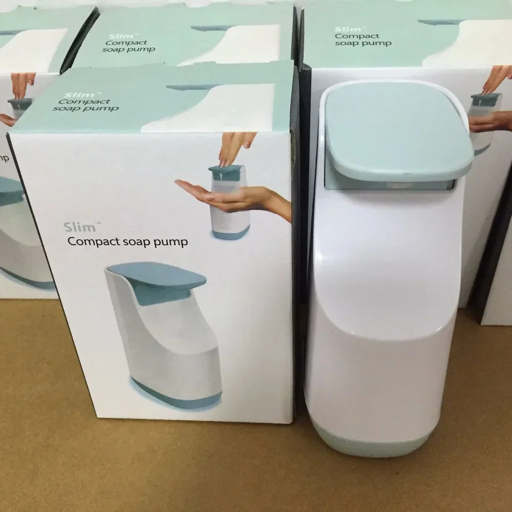 DecorBites™ 350ml Non-Drip Soap Pump Dispenser for Bathroom Kitchen, Space-Saving and Compact