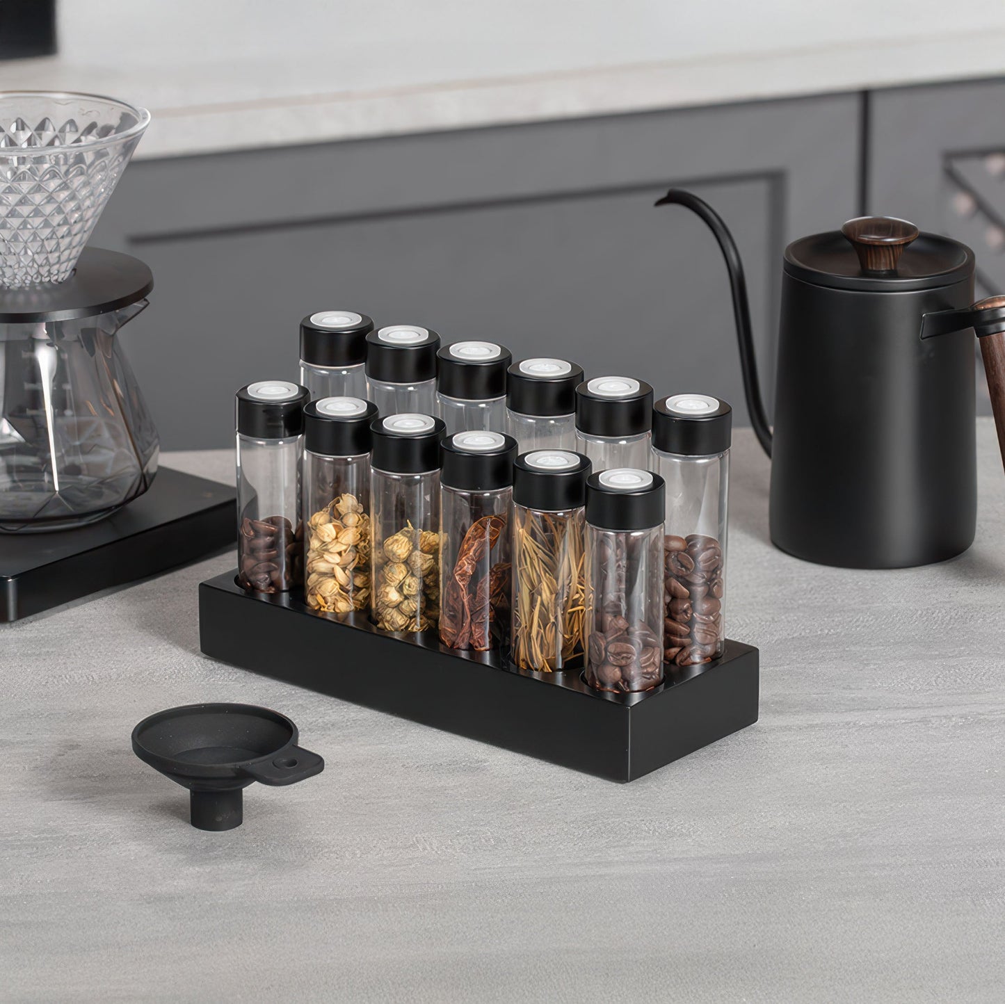 Barista Coffee Bean Storage Tube Set