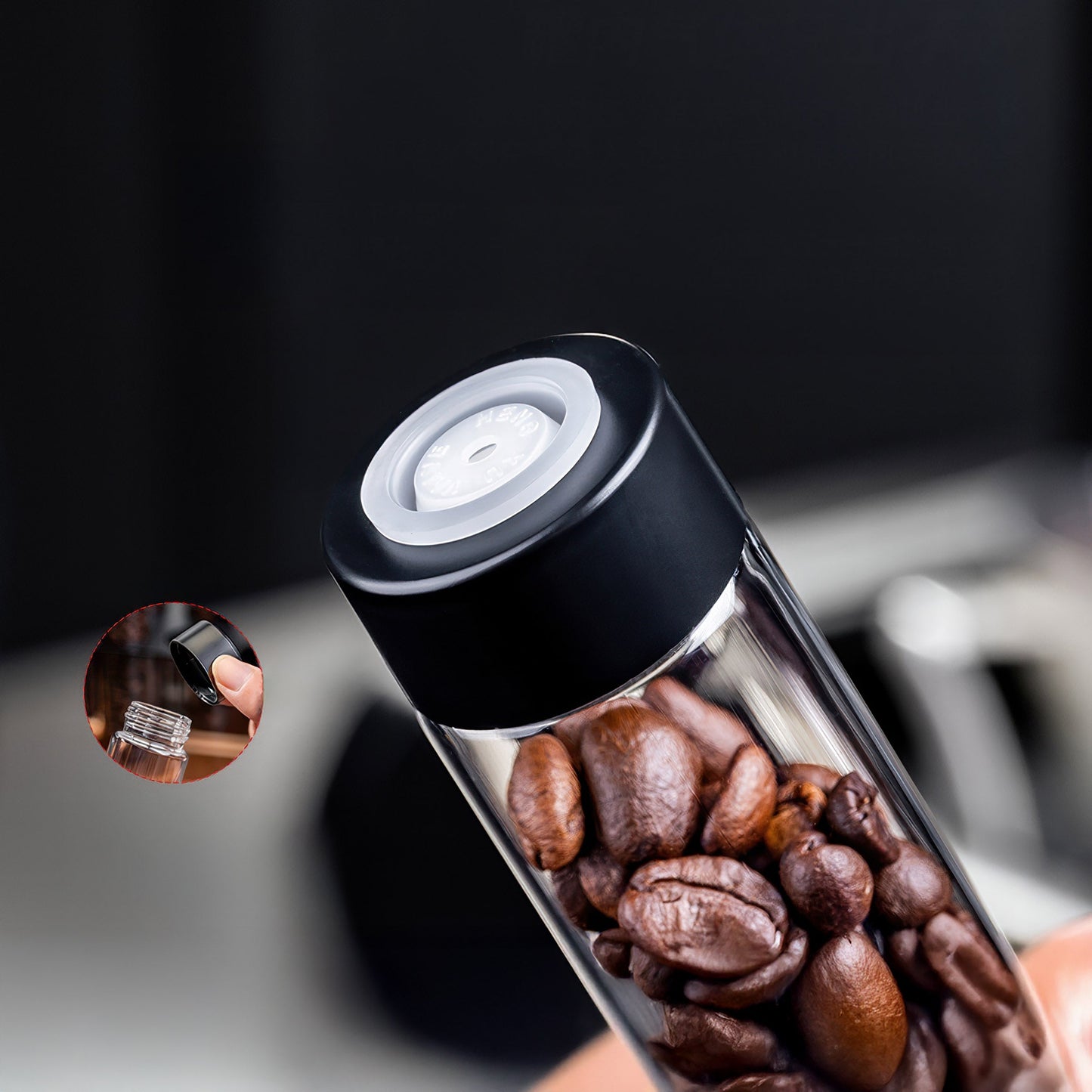 Barista Coffee Bean Storage Tube Set