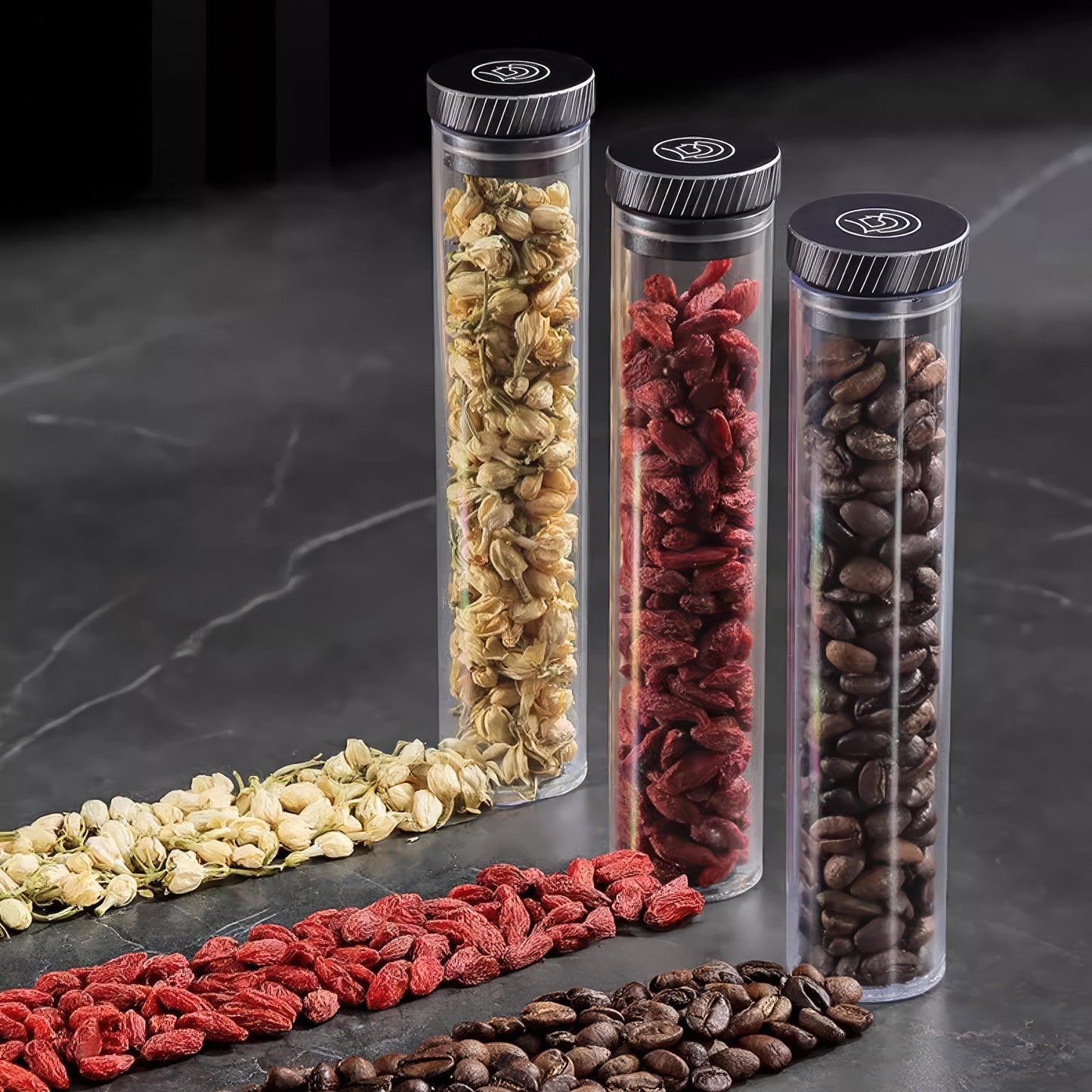 Pro Coffee Bean Storage Display & Degassing Stand
