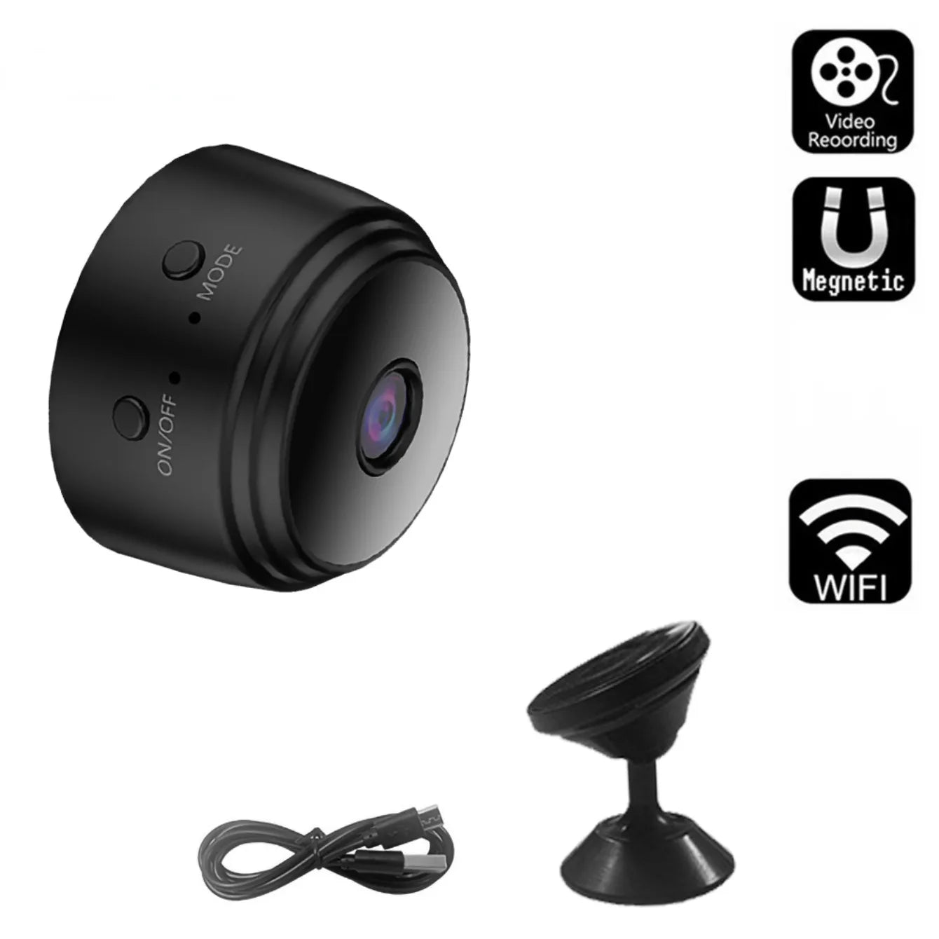 A9 Mini Camera HD 720P Intelligent Home Security IP WiFi Camera Monitor Mobile Remote Camera Mobile Remote Application