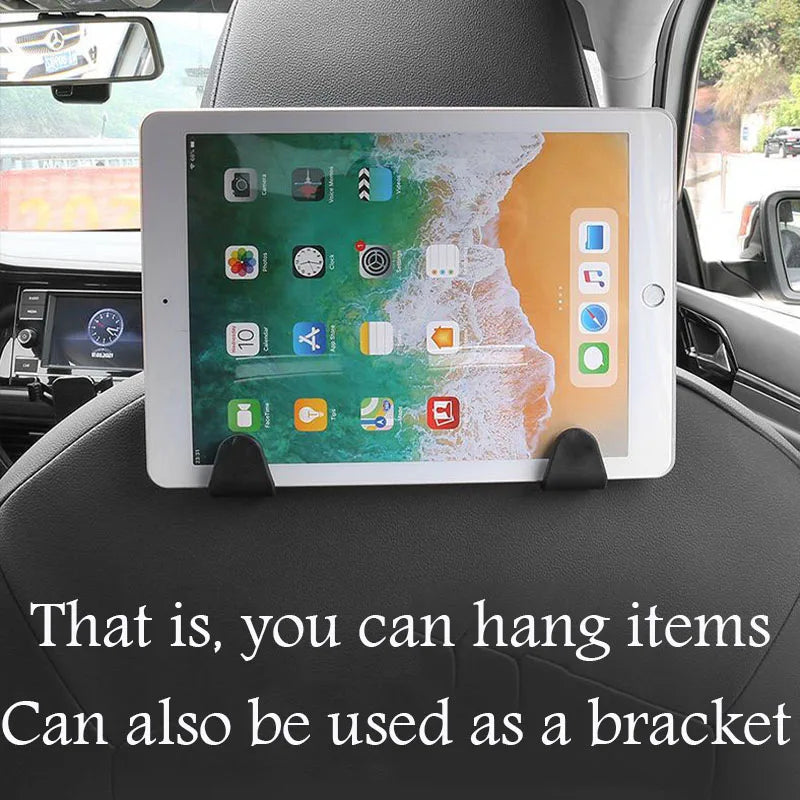 Multifunctional car seat headrest hanger bag hook organizer bracket for Fiat Ducato 500 500L Panda Grande Punto car accessories