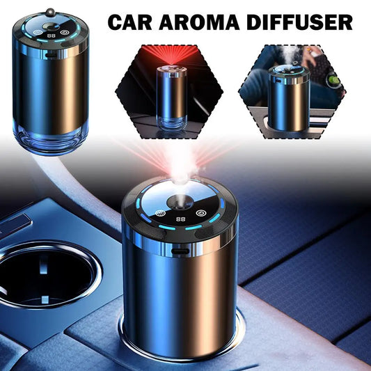 Car Electric Air Diffuser Aroma Car Air Vent Humidifier Mist Aromatherapy Car Air Freshener Removing Odor Eliminator Auto Tools
