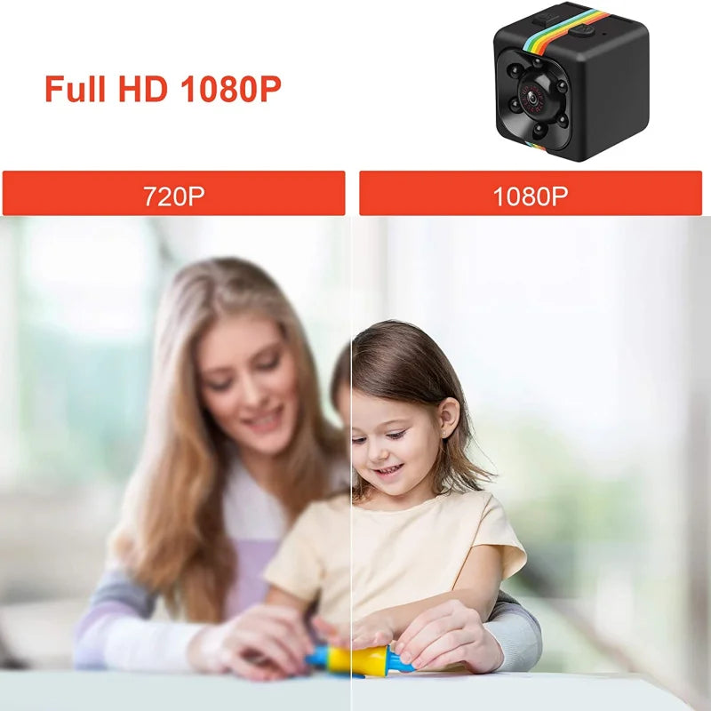 SQ11 Mini Camera 1080p Mini Night Vision Sports Camera SQ28 Outdoor Waterproof Cycling Car Recorder Diving Camera