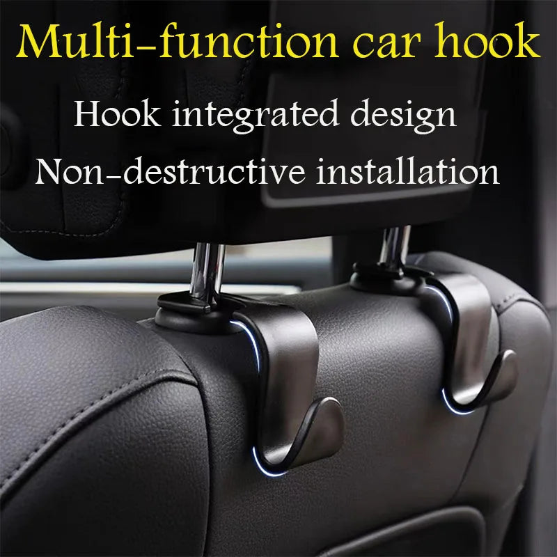 Multifunctional car seat headrest hanger bag hook organizer bracket for Fiat Ducato 500 500L Panda Grande Punto car accessories