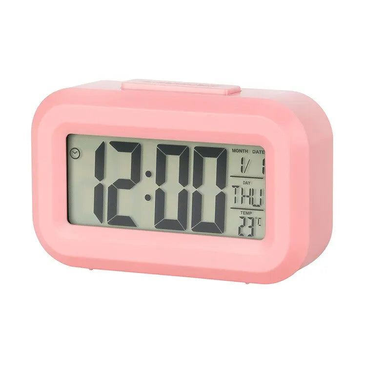 LED Digital Alarm Clock Backlight Snooze Data Time Calendar Desktop Multifunction Electronic Backlight Table Clock