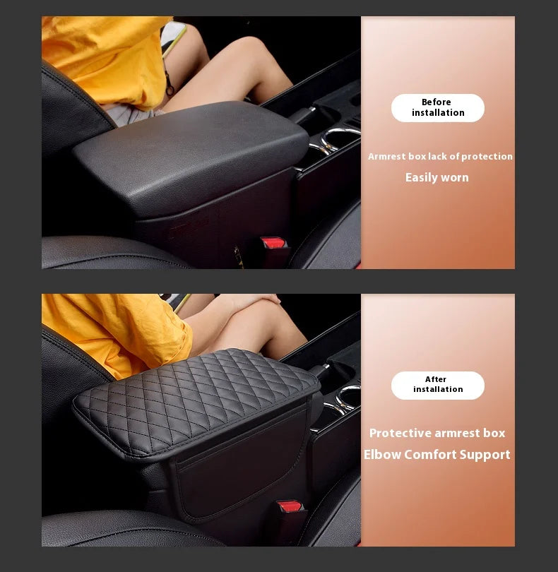 Car Interior Accessories Armrest Box Height Increase Pad Storage Bag Center Console Protector Cover for Toyota Fj Cruiser