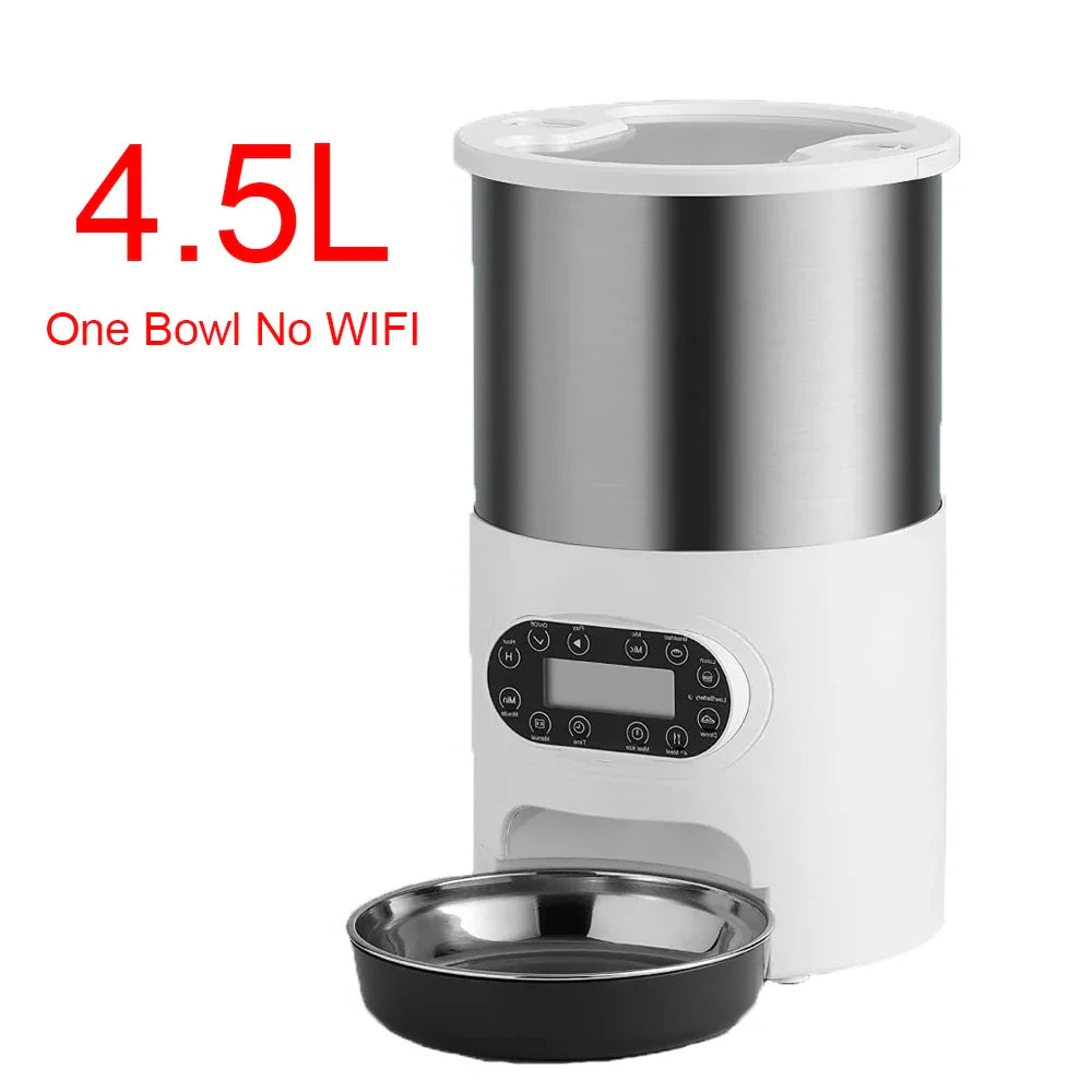 Tuya Smart APP Pet Feeder Cat Dog Food Dispenser Suitable For Small And Medium-Sized Cats And Dogs Mobile Phone Remote Feeding