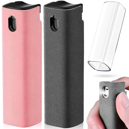 Microfiber Screen Cleaner Spray Bottle Mobile Phone Tablet Laptop Display Screen Cleaning Wipe Press Spray Bottle Without Liquid