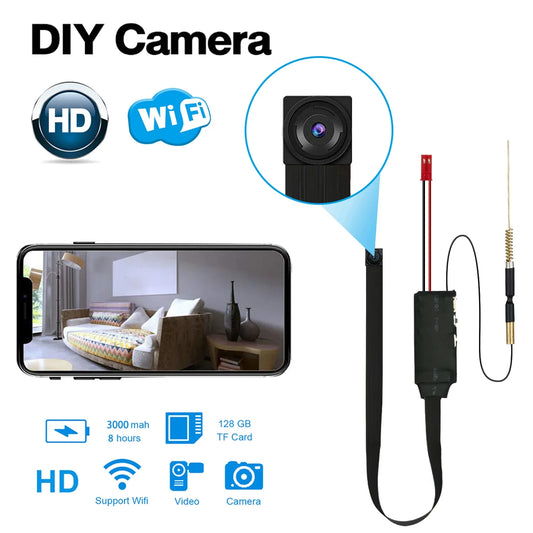 HD 1080P Mini Camera Video Recorder Home Security WiFi Camera DIY Module Motion Detection Surveillance Camcorder Remote View