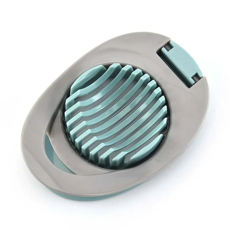 DecorBites™ Egg Cutter: Stainless Steel Multifunctional Slicer & Creative Kitchen Gadget