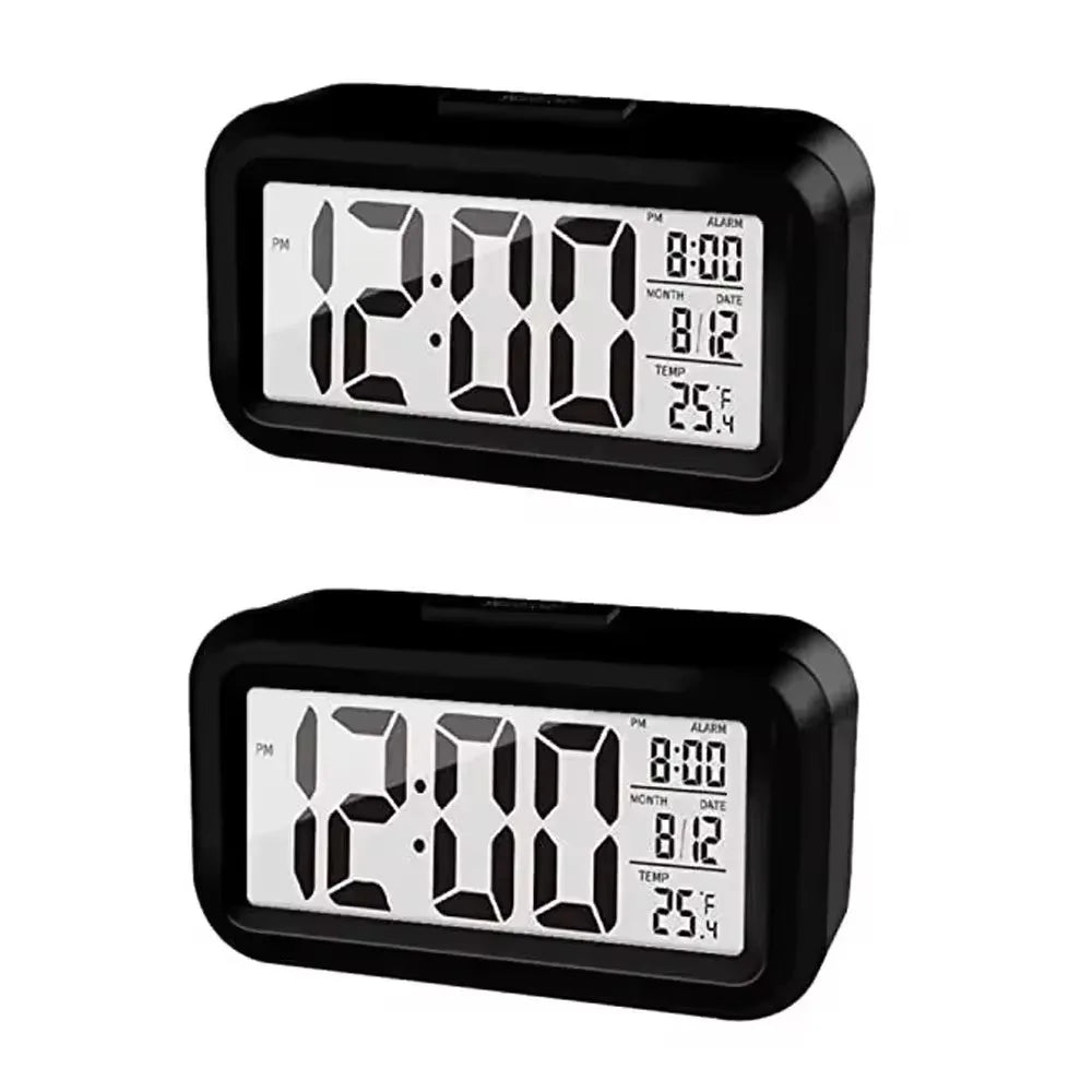 LED Digital Alarm Clock Backlight Snooze Data Time Calendar Desktop Multifunction Electronic Backlight Table Clock