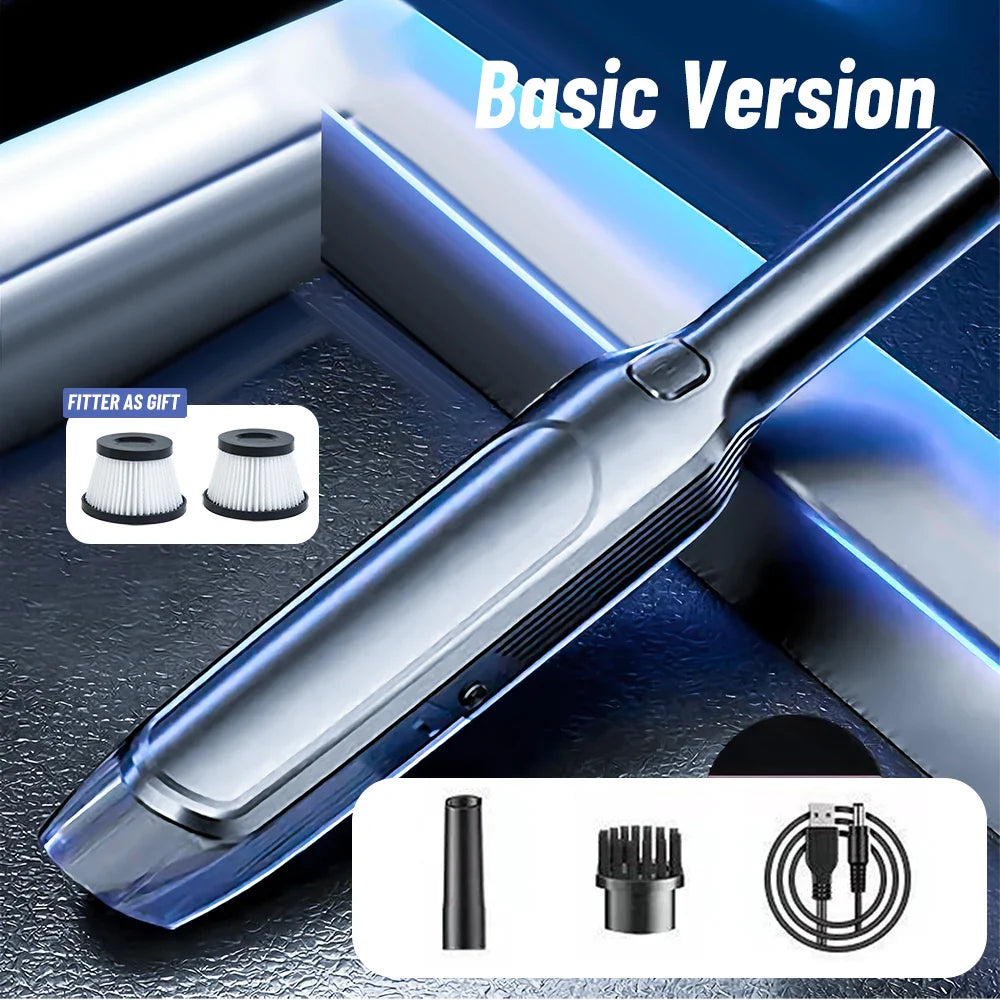 Car Vacuum Cleaner Strong Wireless Handheld for Home Appliance Cleaning Machine Portable Dust Catcher  Auto Robot Car Accessories