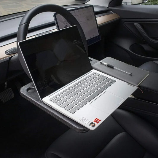 Portable Car Laptop Computer Desk Mount Stand Eat Work Car Steering Wheel Dining Table BracketDrink Food Coffee Tray Board