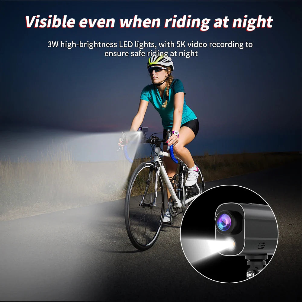 5K Action Camera 30M Waterproof Sport Camera Mini Outdoor Bike Motorcycle Helmet Camera EIS Anti Shake DV Car Video Recorder