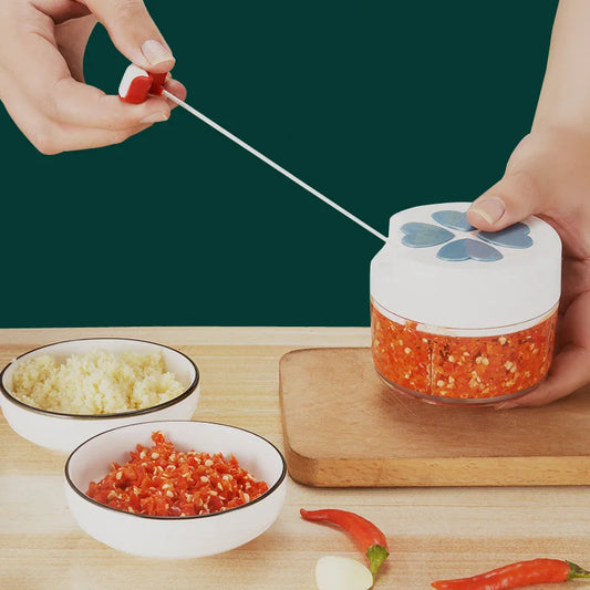 DecorBites™ Kitchen Garlic Ginger Chopper Grinder Cutter Meat Crusher Vegetable