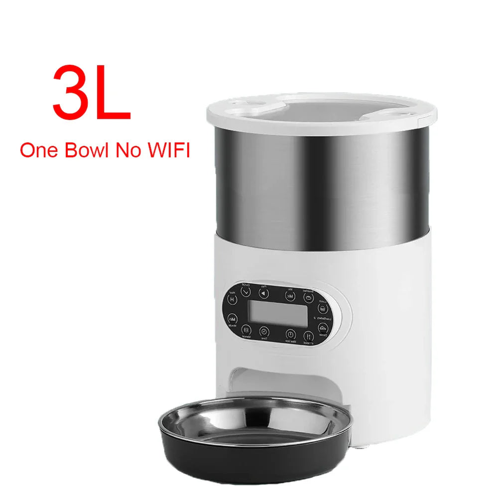 Tuya Smart APP Pet Feeder Cat Dog Food Dispenser Suitable For Small And Medium-Sized Cats And Dogs Mobile Phone Remote Feeding
