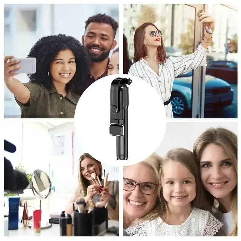 Selfie Stick Tripod Extendable Wireless Bluetooth Remote Portable Smartphone Tripod Stand Mount For IOS Android Phone