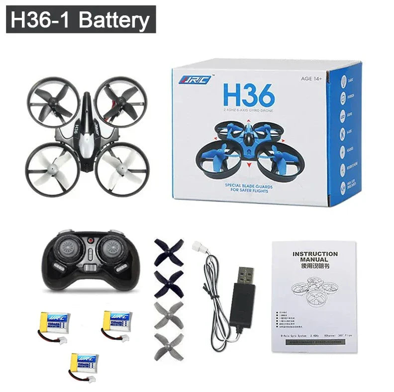 JJRC H36 Mini Rc Drone 4ch 6-Axis Headless Mode Helicopter 360° Flip Remote Control Quadcopter Toy Mini Drone For Kids