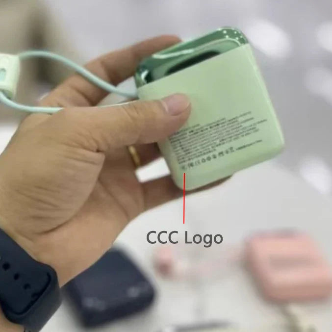 CCC 20000mAh Mini Power Bank 66W Super Fast Charging Built-in USB-C Cable PD3.0/QC3.0 Certified Portable Charger Travel-Friendly