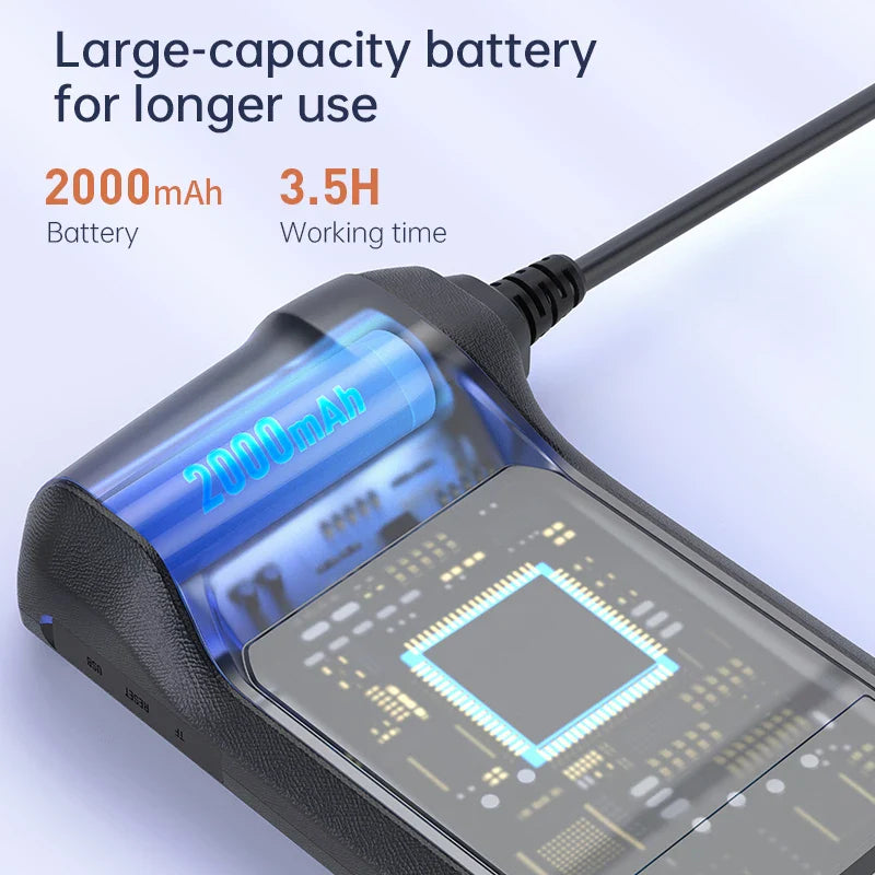 Industrial Endoscope Camera 4.3inch IPS Screen 8mm HD1080P IP67 Waterproof 8 LED Light Inspection Borescope for Pipe Car Repair