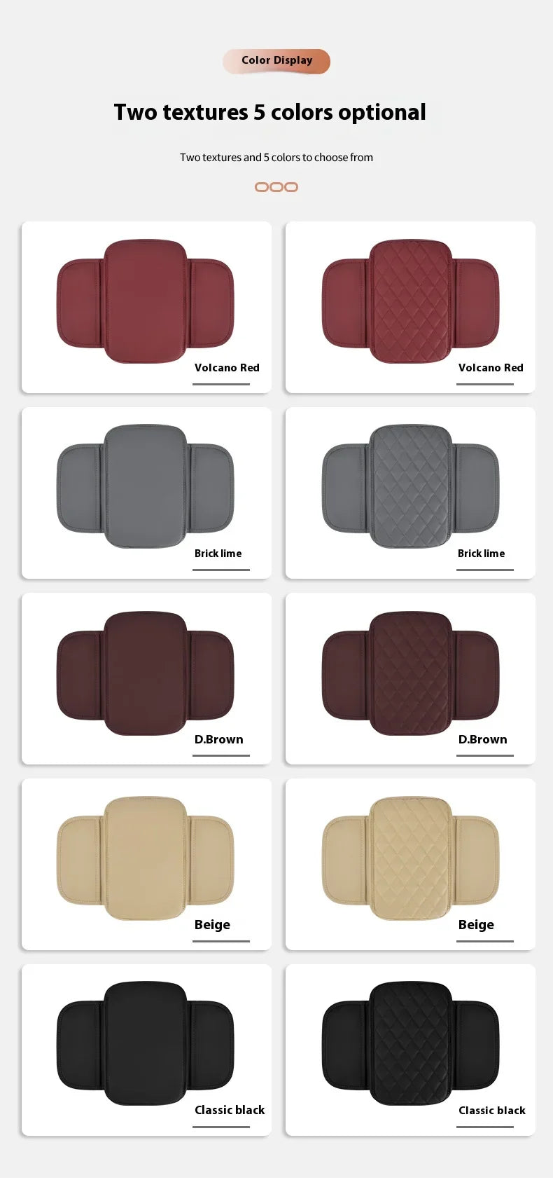 Car Interior Accessories Armrest Box Height Increase Pad Storage Bag Center Console Protector Cover for Toyota Fj Cruiser