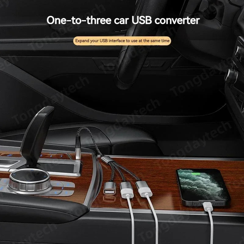 Répartiteur de Hub USB de Type C à 4 ports, Transmission rapide de données, adaptateur OTG Extensions de Hub USB multi-appareils