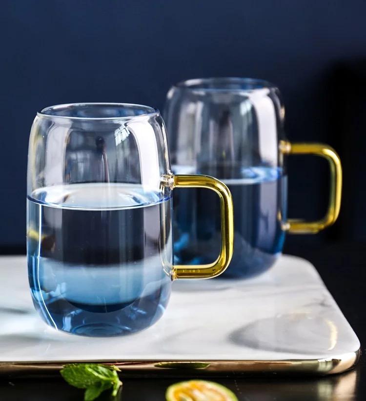 Blue Ombre Pitcher and Cups