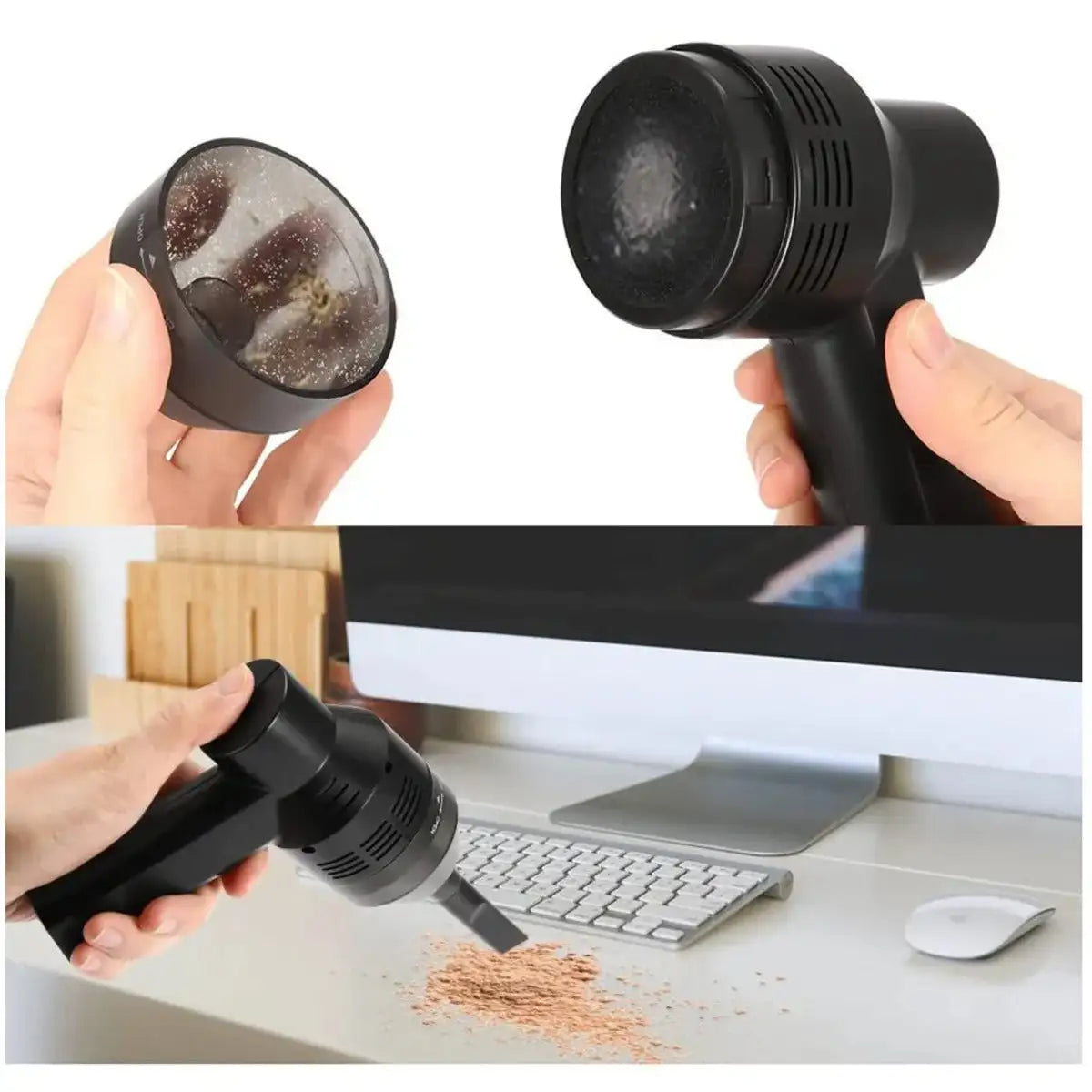 Portable Cordless Electric Air Duster, Rechargeable, Strong