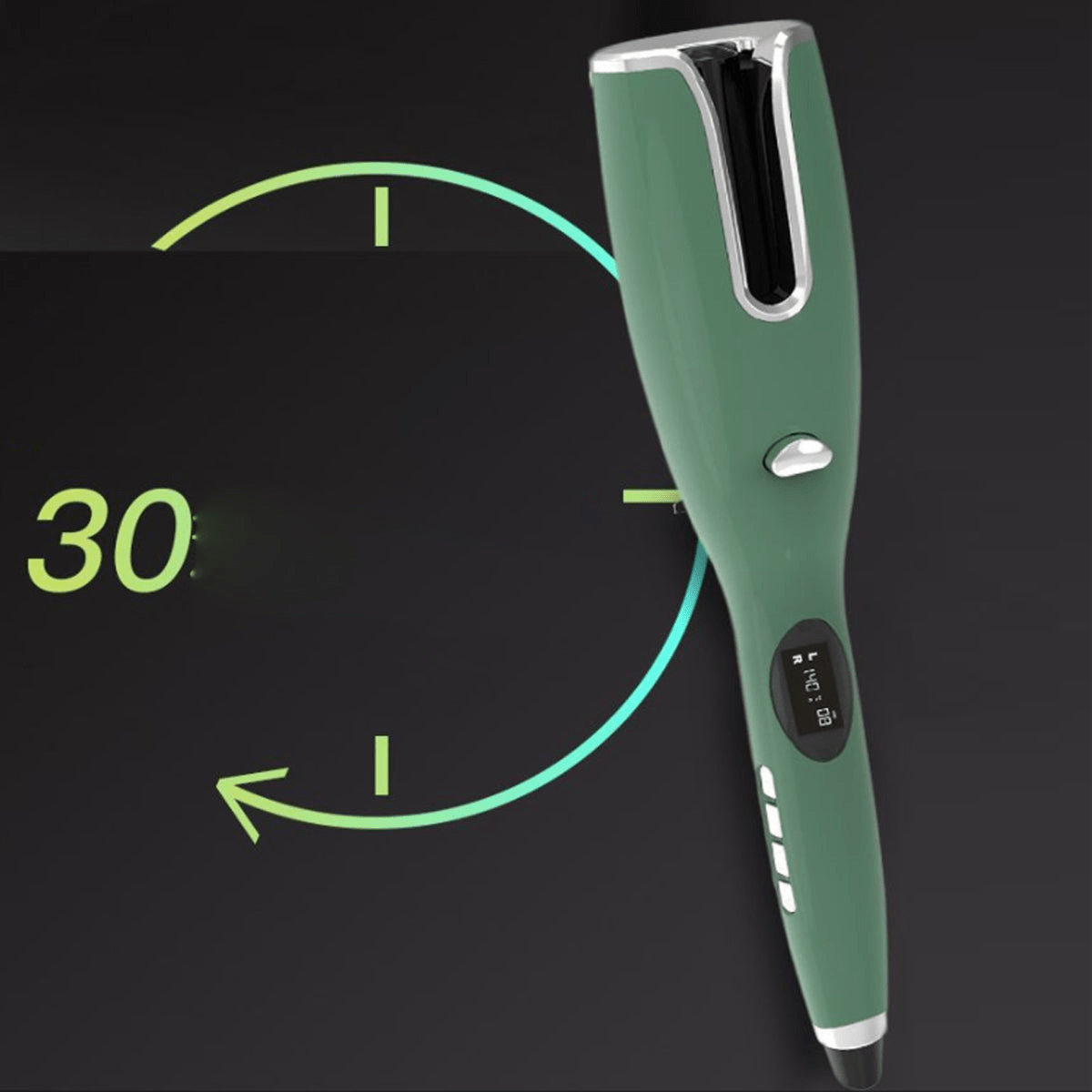 Go Curly USB-Charged Automatic Hair Curler - Effortless Beachy Waves