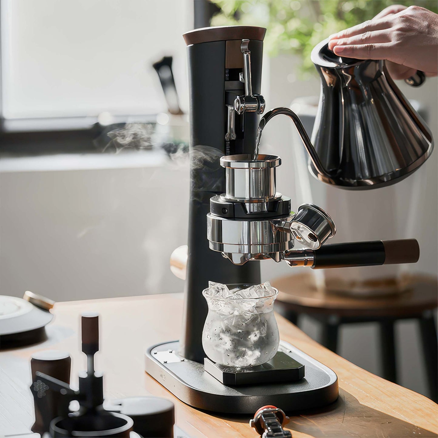 Alkaid Hand-Cranked Manual Coffee Machine