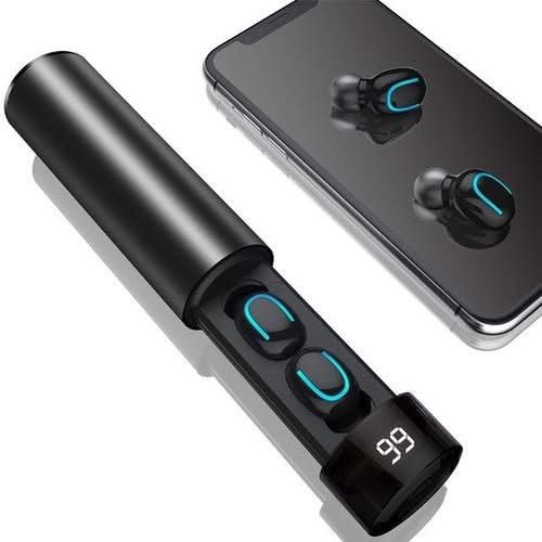 True Twin 2 In 1 Wireless Headphones With Phone Charger