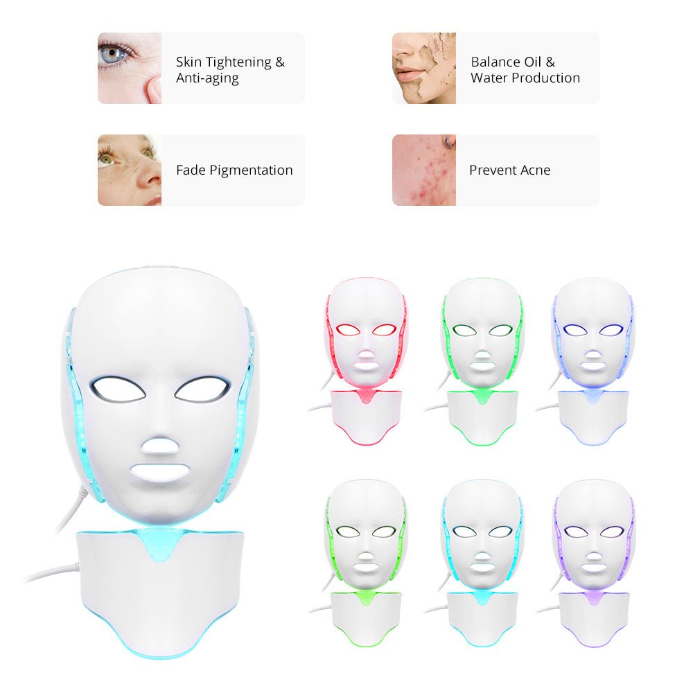 Shape Tactics 7 Colors LED PDT Photon Therapy Mask